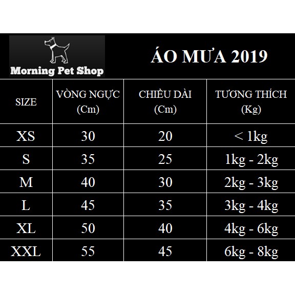 QUẦN ÁO THÚ CƯNG - Áo mưa hoạ tiết