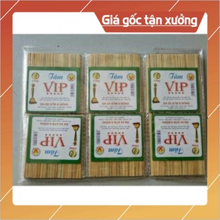 Vỉ 20 gói tăm tre siêu nhỏ VIP xỉa răng