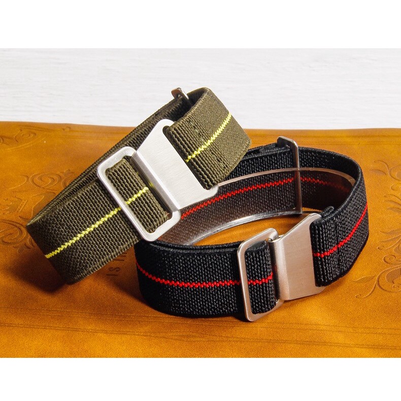 Dây Đeo Đồng Hồ Bằng Nylon Co Giãn Cho Seiko Water Ghost Tudor Rolex 18mm 20mm 22mm