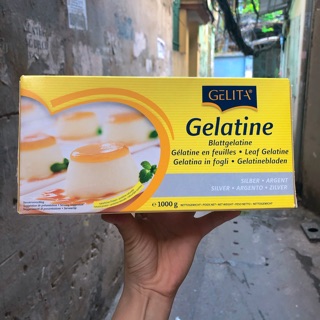 Lá gelatine Gelita Đức (bán lẻ 5 lá)