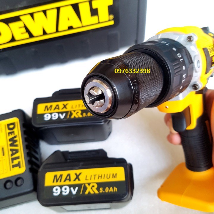 MÁY KHOAN PIN DEWALT 99V CHÍNH HÃNG - KHOAN PIN CHẤT LƯỢNG CAO