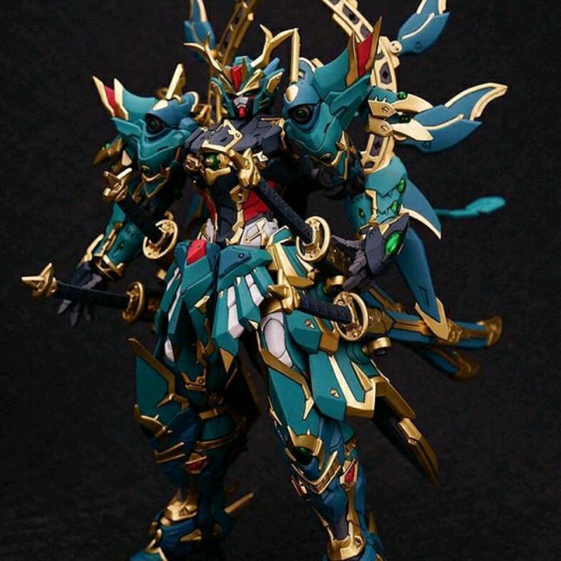 Mô hình nhân vật phim Anime Gundam nhân vật Quan Vũ dũng mãnh độc đáo
