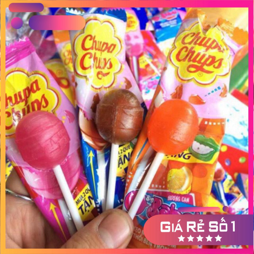 Kẹo Mút Chupa Chups nhân thổi Big Babol