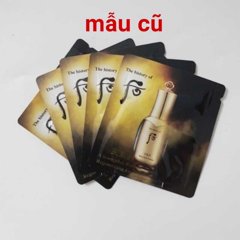 Combo 10 gói Tinh chất Whoo tái sinh da Radiant Regenerating Essence( essence hwa huyn whoo)