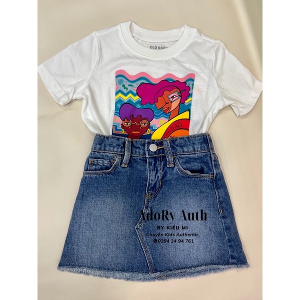 Váy jean auth cho bé gái