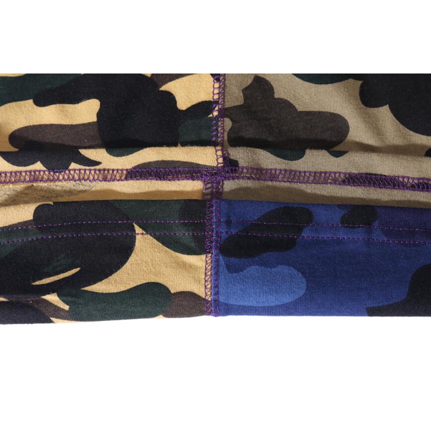 Bape Áo Thun cotton Tay Ngắn In Họa Tiết Thời Trang Cho Nam Nữ