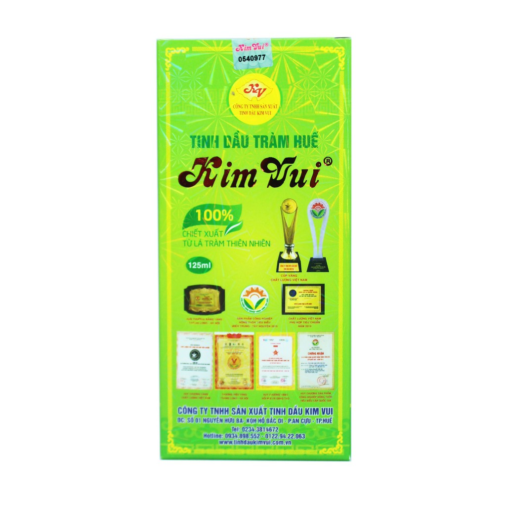 Tinh dầu tràm Huế Kim Vui 125ml