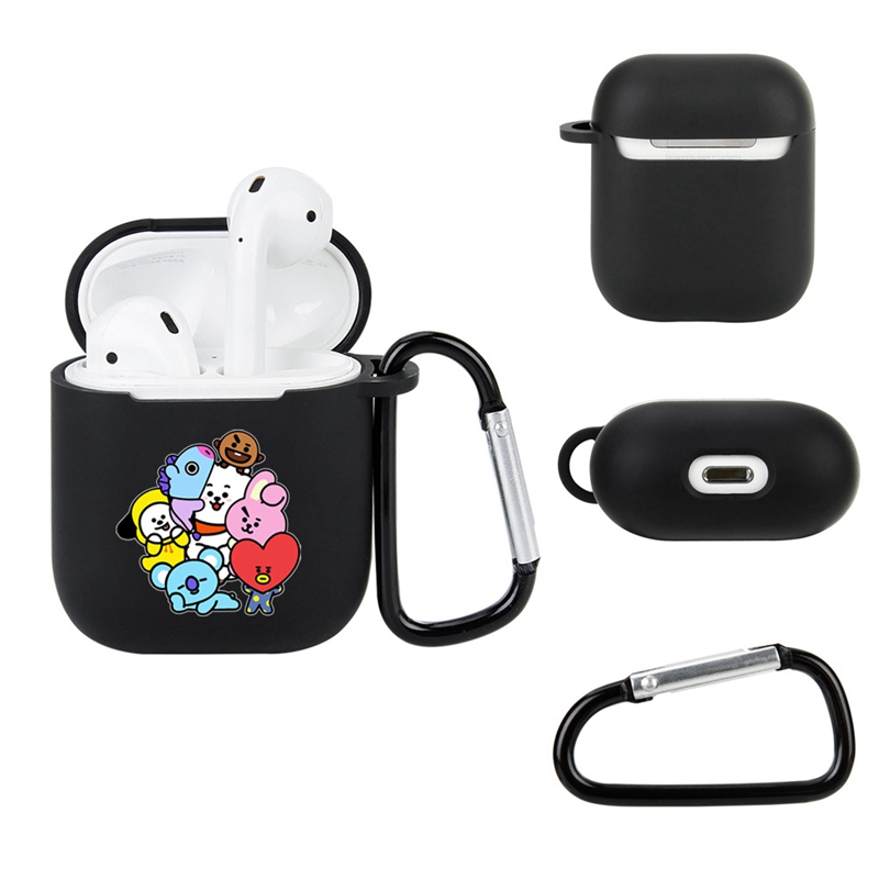 Vỏ Bảo Vệ Hộp Sạc Tai Nghe Airpods In Hình Bt21 Xinh Xắn Ốp