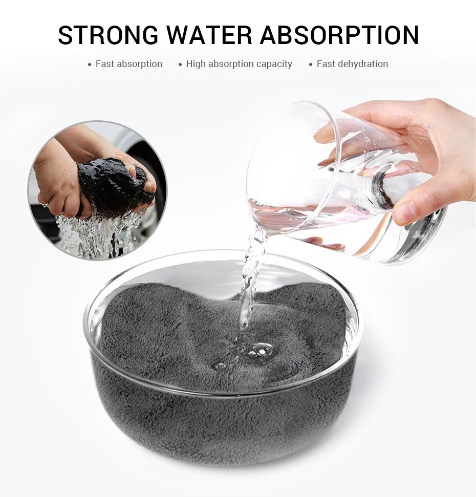 Khăn lông sợi nhỏ SEAMETAL đa năng có thể giặt tiện dụng để vệ sinh xe hơi