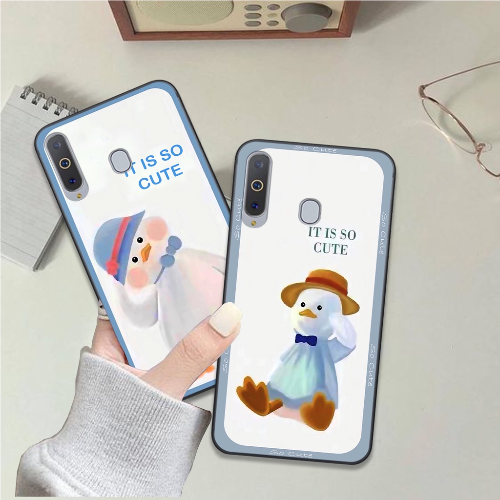 Ốp Samsung A8s / A9 2019 bộ hình cute dễ thương gấu thỏ xinh xắn vẽ tay lạ mắt