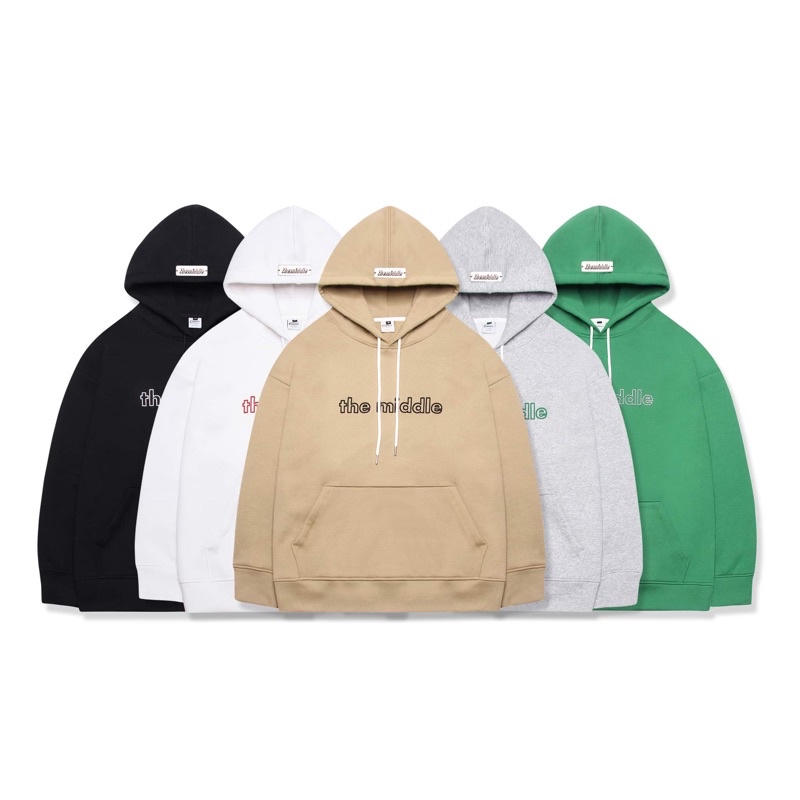 Áo Hoodie 3D THEMIDDLE (chất nỉ bông, thêu nổi)