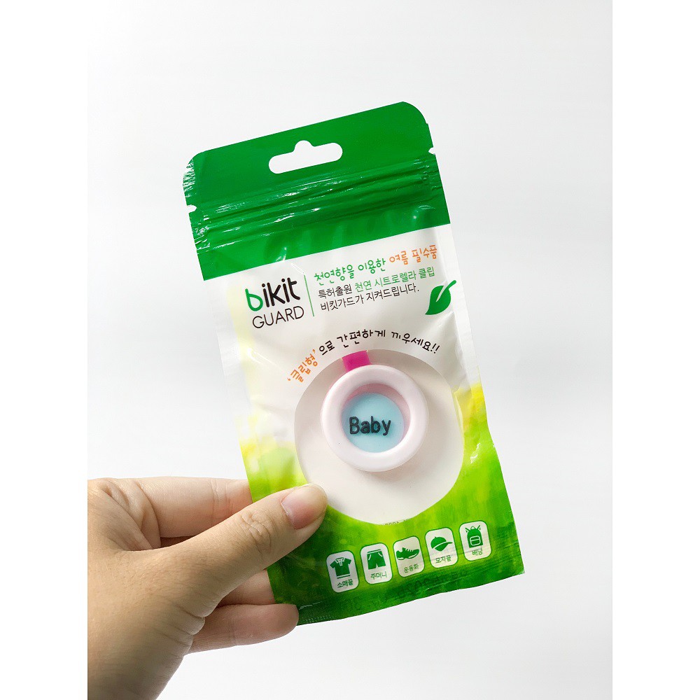Kẹp Chống Muỗi Tinh Dầu Thảo Dược Bikit Guard cho bé