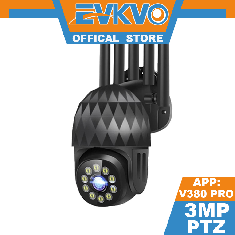 Camera An Ninh Evkvo - V380 Pro Fhd 3mp Wifi + Bộ Phụ Kiện Đi Kèm