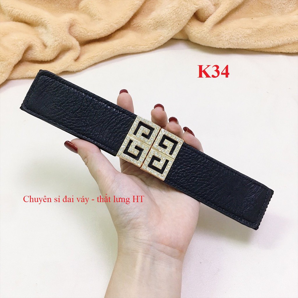 Đai váy G.V vuông 4cm K34