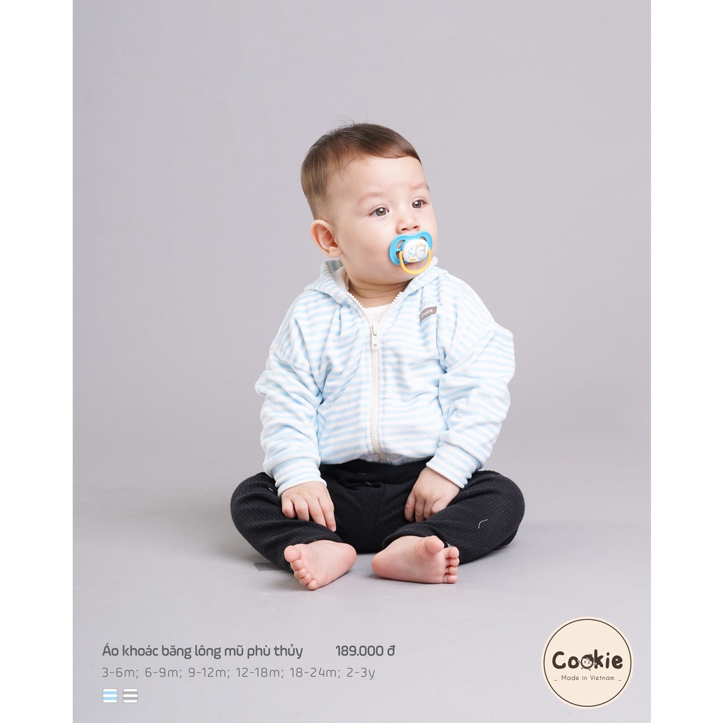 Áo khoác băng lông mũ phù thủy Cookie