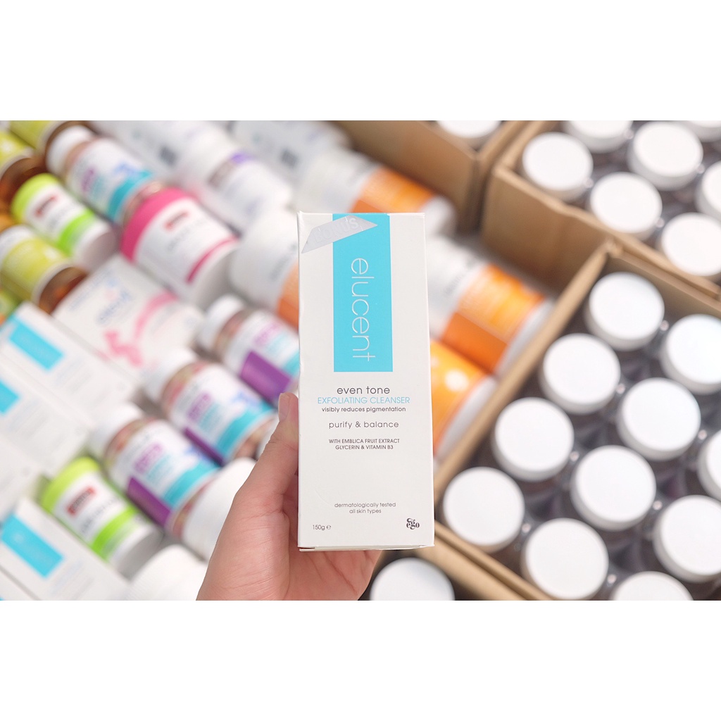 Sữa Rửa Mặt Elucent Even Tone Exfoliating Cleanser 150g