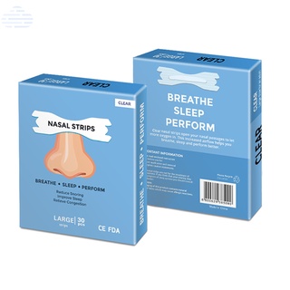 Hộp 30 Miếng Dán Mũi Chống Ngáy Trong Suốt Tiện Dụng