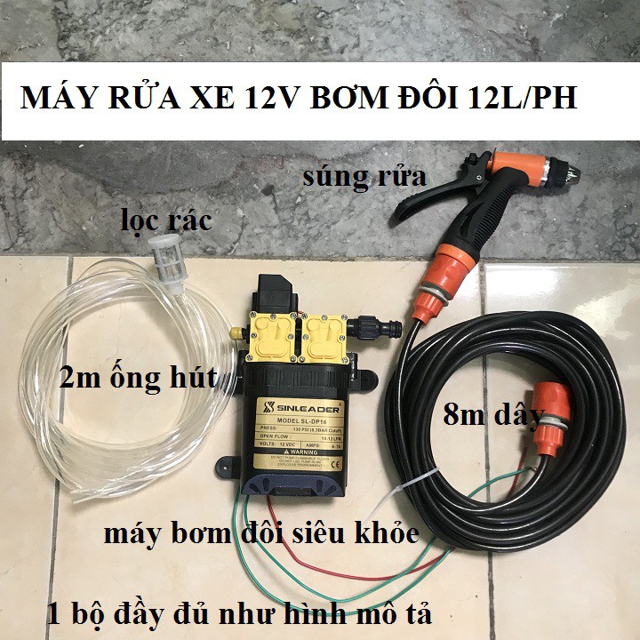 MÁY RỬA XE 12V