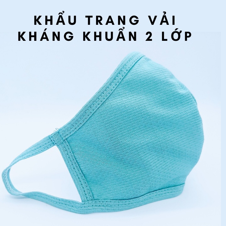 Khẩu trang vải kháng khuẩn 2 lớp vải kháng khuẩn PAVO_ Sắc Ngọc Khang.