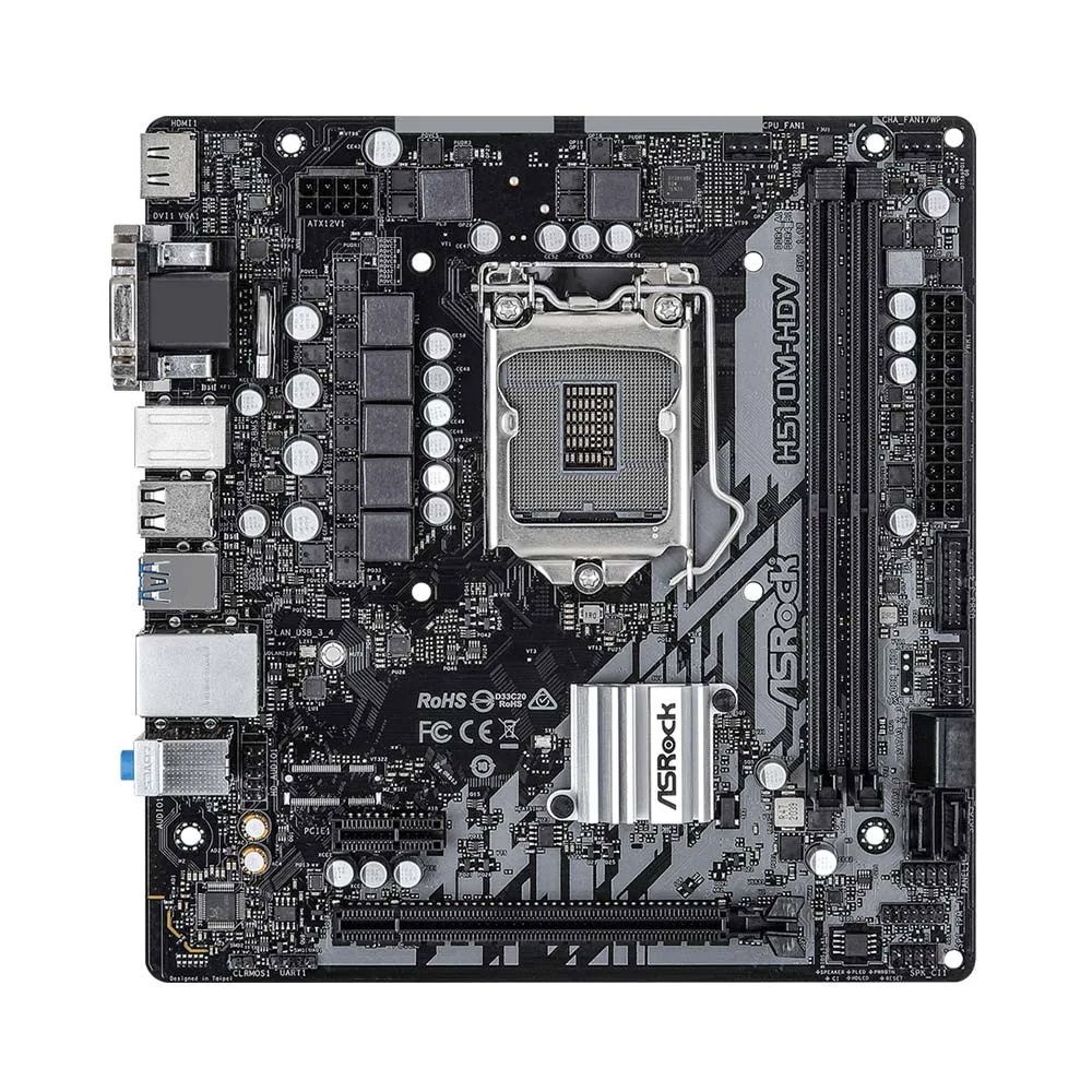 Bo mạch chính/ Mainboard Asrock H510M-HDV - Bảo hành 36 tháng