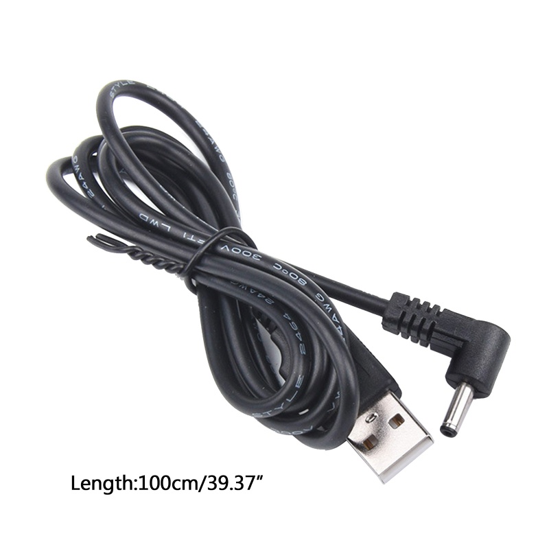 Dây Cáp Nối Nguồn Điện 3.5X1.35Mm Góc 90 Độ Cho Loa / Đèn Bàn
