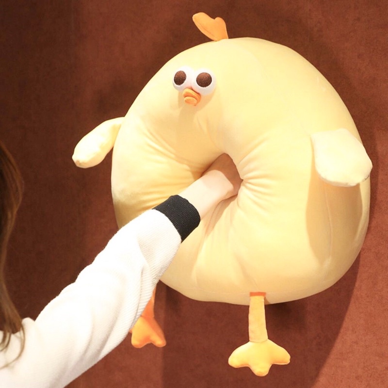 Thú Nhồi Bông Hình Chú Gà Vàng Dễ Thương