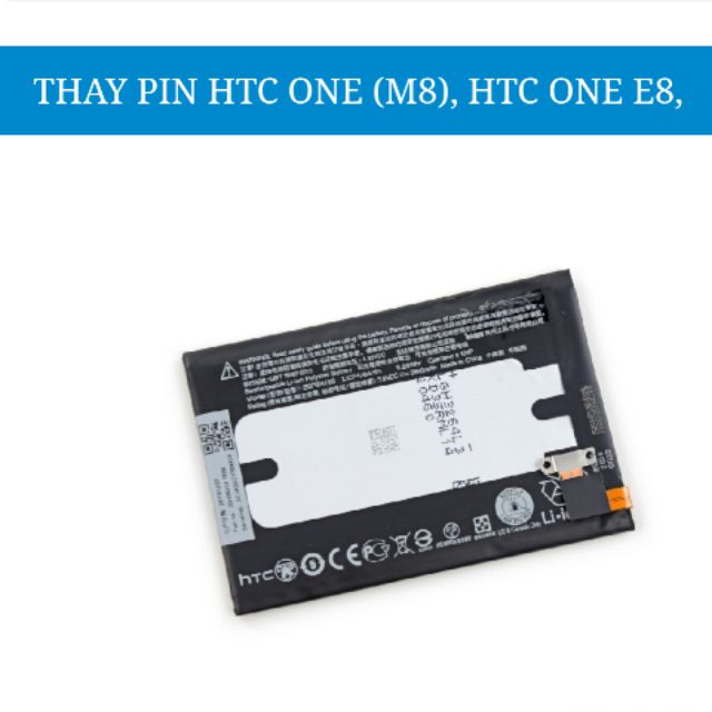 Pin HTC one M8 /E8 zin có bảo hành