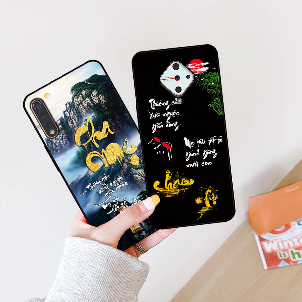 Ốp lưng Vivo S1 - Vivo S1 Pro in hình phong cách chữ thư pháp cha mẹ, tài lộc
