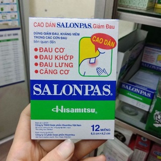 CAO DÁN SALONPAS BỊCH 10 MIẾNG