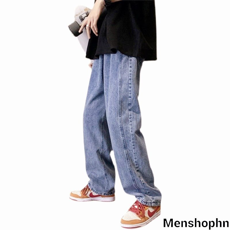 Quần Jean Baggy nam xanh sáng nhạt ống xuông rộng S01 style hàn quốc 2021 - MENSHOPHN | BigBuy360 - bigbuy360.vn