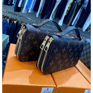 Ví 2 khoá lv full box/ Ví nam lv có hộp
