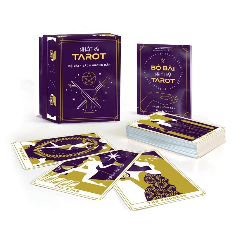 Sách - Bộ Bài Nhật Ký Tarot - Kèm Sách Hướng Dẫn Tái Bản 2022