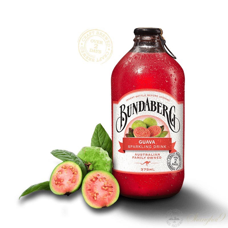 Nước ép có ga Bundaberg Úc vị Ổi 375ml