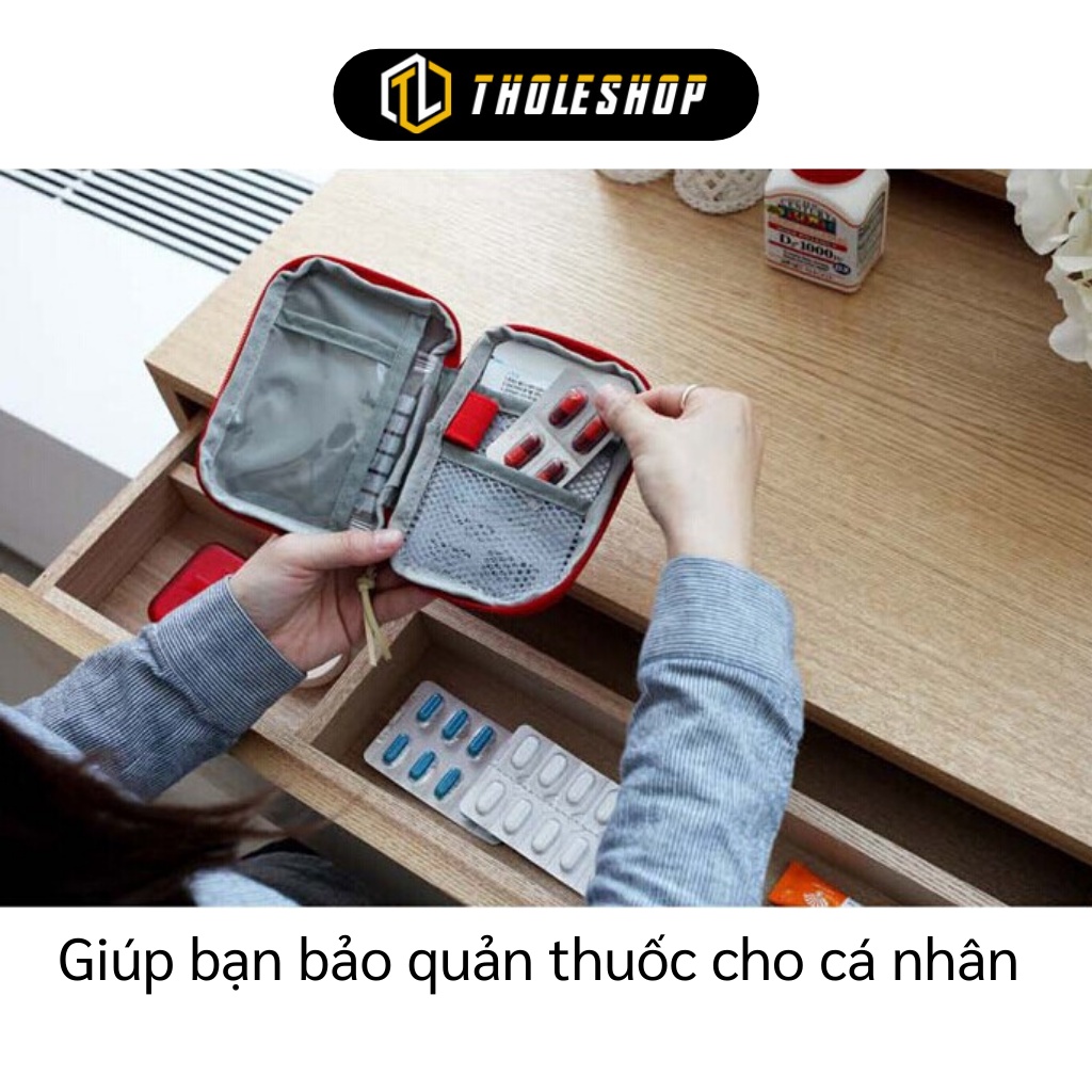 Túi Đựng Thuốc - Túi Đựng Dụng Cụ Y Tế Nhỏ Gọn, Mang Đi Du Lịch, Bảo Quản Thuốc 7606