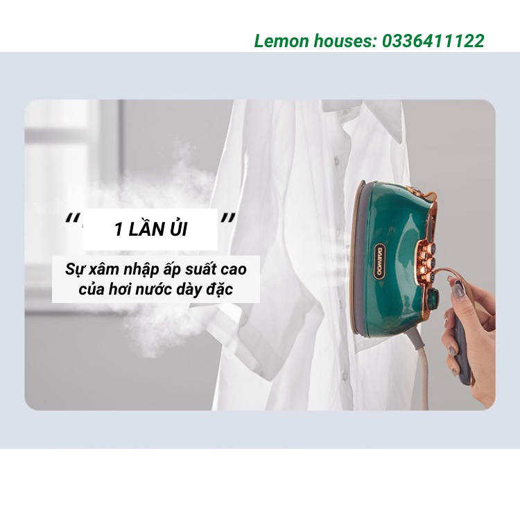 Bàn là hơi nước, máy ủi hơi nước cầm tay Daewoo thế hệ mới thiết kế sang trọng năm 2022