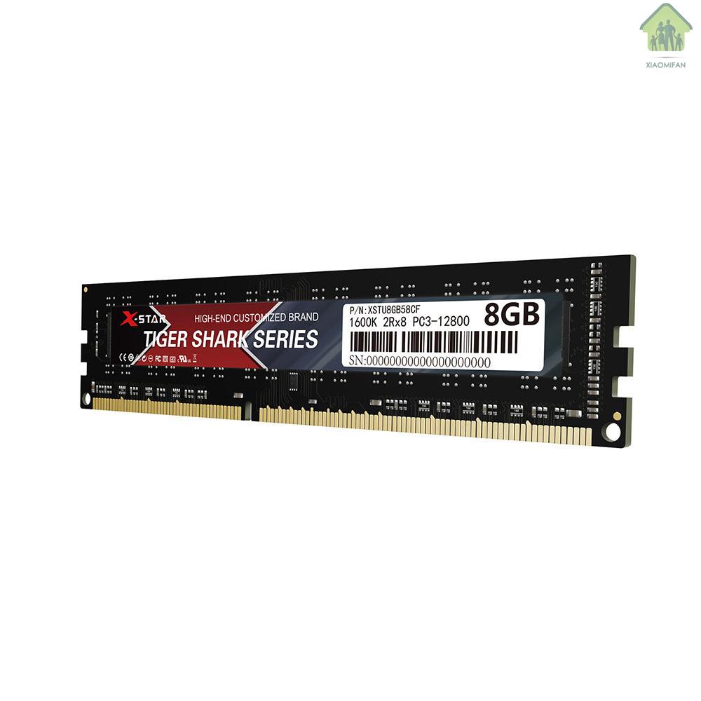 INTEL Bộ Nhớ Ram Xm X-Star Ddr3 1600mhz 240 Pin 1.5v / Great Responsiveness / Plug And Play / Amd Motherboards 8gb | BigBuy360 - bigbuy360.vn