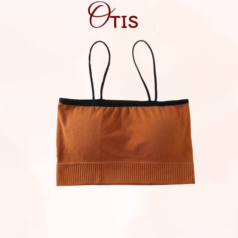 Áo Ngực Gân Tâm Nữ Đệm Su 2 Dây Cotton Cao Cấp Siêu Co Giãn OTIS - 1537