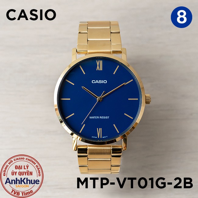 Đồng hồ nam dây kim loại Casio Standard chính hãng Anh Khuê MTP-VT01 Series | BigBuy360 - bigbuy360.vn