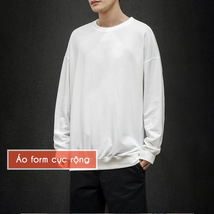 Áo sweater Nam Nữ oversize, sweater unisex Wado chất nỉ da cá form rộng 6 màu | BigBuy360 - bigbuy360.vn