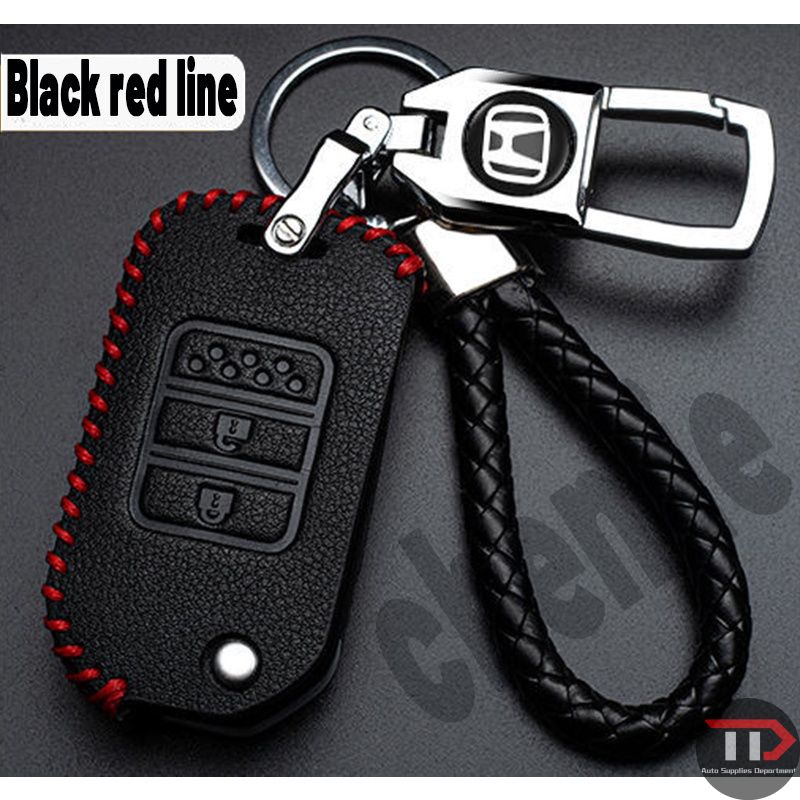 Bọc Chìa Khóa Bằng Da Dùng Cho Xe Hơi Honda Civic/CRV/HRV/BRV/ City/Accord 2014 2015 2016 2017 2018 2019 2020