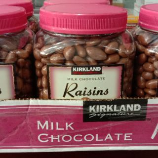 Chocolate Raisins Kirkland nhân nho