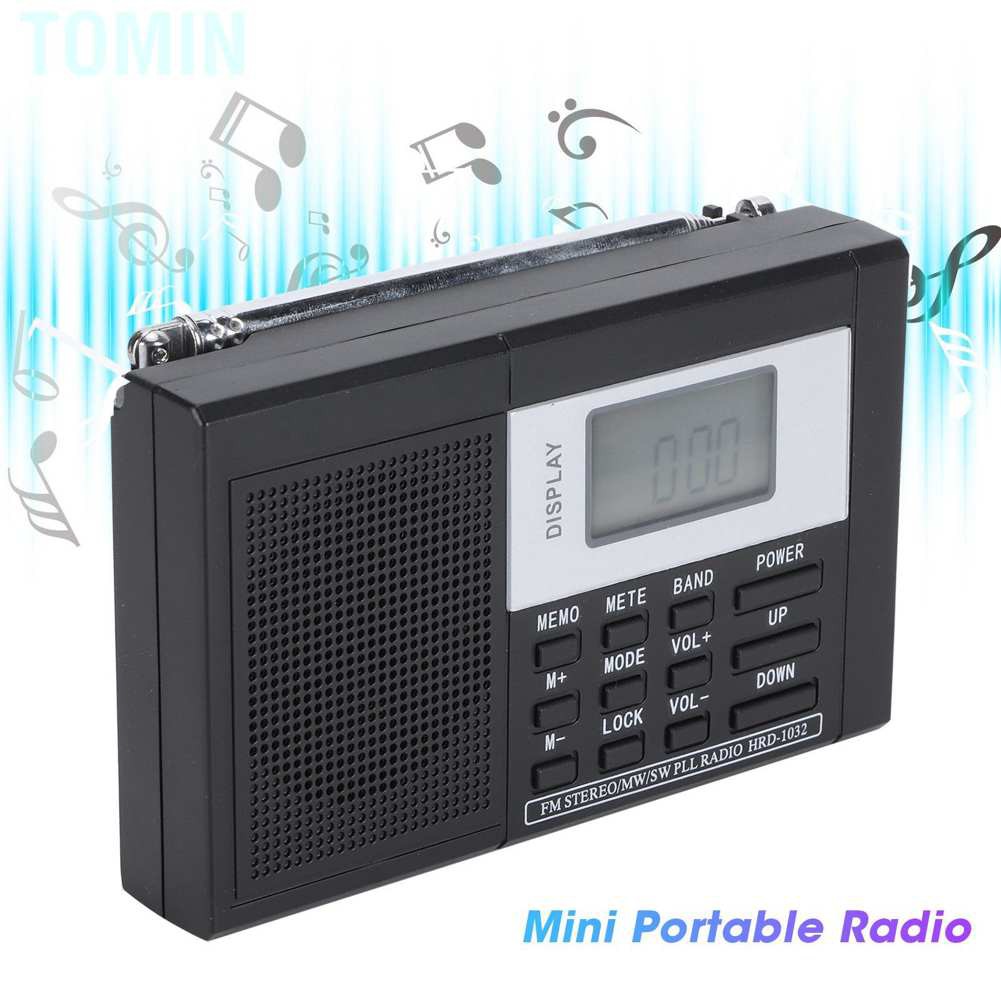 Radio Kỹ Thuật Số Tomin Hrd 1032 Fm / Am / Sw / Mw Kèm Tai Nghe