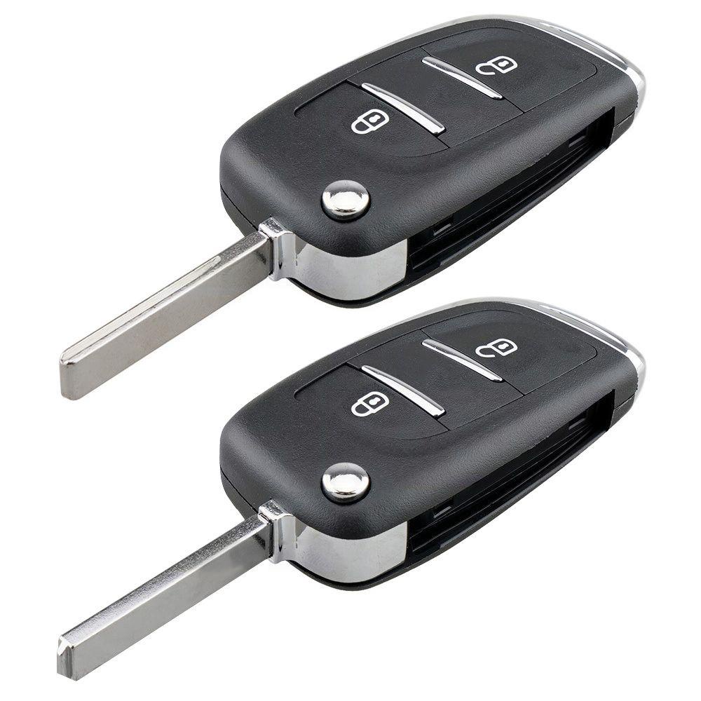 Vỏ Chìa Khóa Xe Hơi Di Động Nâng Cấp Cho Peugeot 306 407 807