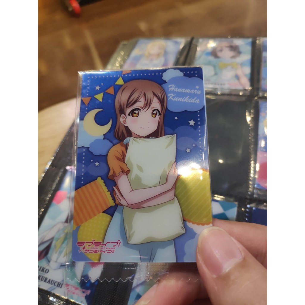Thẻ bài sưu tầm bánh xốp Idol Love Live LL 7 - Tặng bọc bài nhựa bảo quản