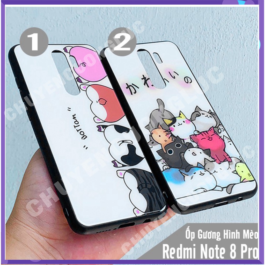 [BAO GIÁ] Ốp lưng Xiaomi Redmi Note 8 Pro gương hình Mèo