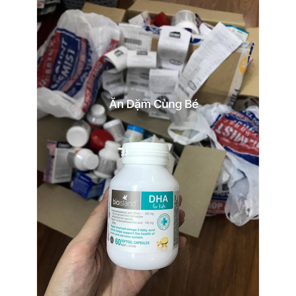 DHA Bioisland vitamin dầu cá omega 3 thực phẩm chức năng thuốc bổ mắt não cho bé chính hãng 01263