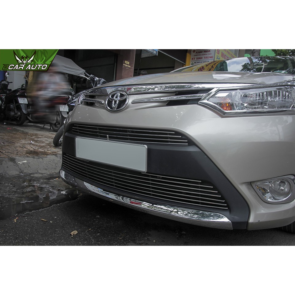 Ốp Mui Cản Trước Xe Vios đời 2014 đến 2021 - Mạ Crom sáng bóng