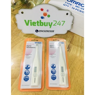 Nhiệt kế omron mc-246 kẹp nách dạng bút omron mc-246, an toàn, chính xác, tiện lợi, hàng chính hãng