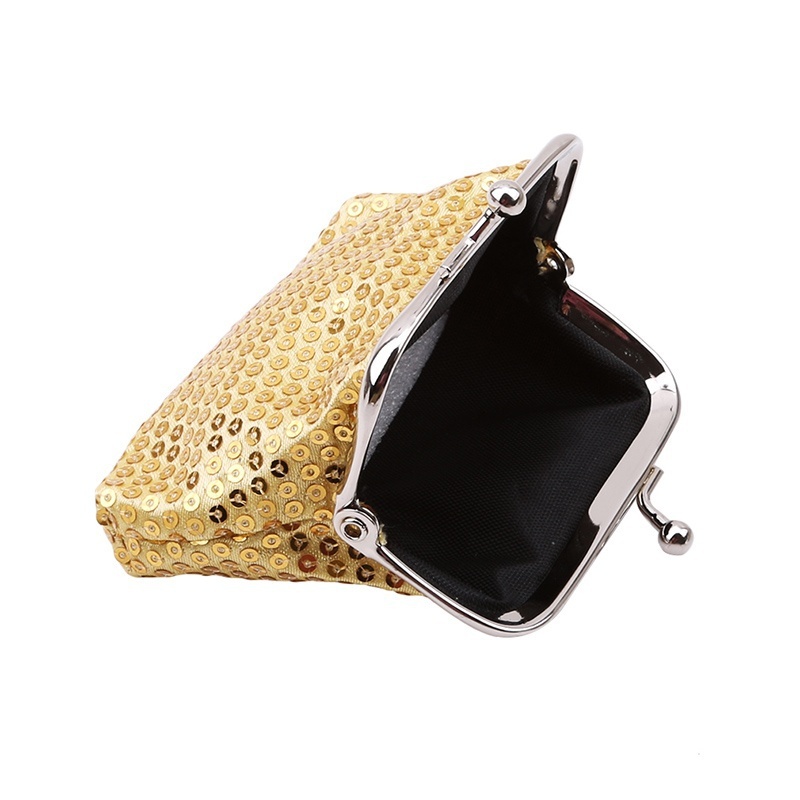 Ví Nữ Cầm Tay Đính Kim Sa Lấp Lánh