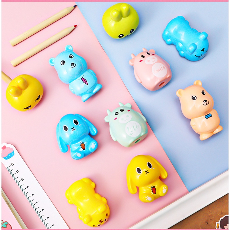 Gọt bút chì cute hình động vật xinh xắn chuốt chì học sinh SR011
